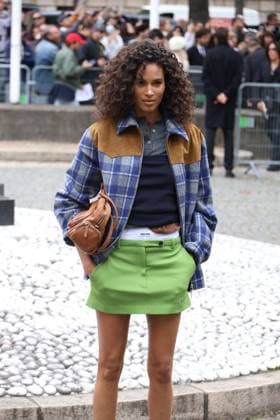 Cindy Bruna at the arrivals of the Miu Miu Fashion Show Ready to Wear Women Collection Spring Summer 2026 during Paris Fashion Week PFW , at the Economic, Social and Environmental Council, Palais d lena, in Paris, France, on October 6, 2025 Denis Guignebourg Bestimage Arrivals Balenciaga Fashion Show Ready to Wear Collection Spring Summer 2026 during Paris Fashion Week on 6, october, 2025 Paris France  Copyright: xDenisxGuignebourgx xBestimagexDenisxGuignebourgx xBestimagex