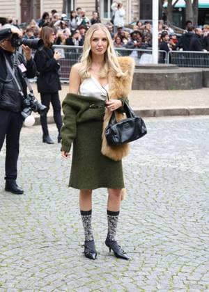 Leonie Hanne at the arrivals of the fashion show Miu Miu Collection Femme Prêt à Porter Printemps Eté 2026 during Paris Fashion Week PFW , au Conseil Économique, social et environnemental, Palais d lena, à Paris, France, le 6 octobre 2025 Denis Guignebourg Bestimage Arrivals Balenciaga Fashion Show Ready to Wear Collection Spring Summer 2026 during Paris Fashion Week on 6, october, 2025 Paris France  Copyright: xDenisxGuignebourgx xBestimagexDenisxGuignebourgx xBestimagex
