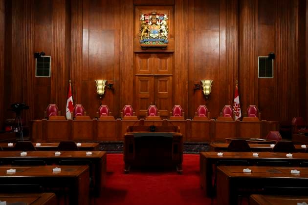 October 6, 2025, Ottawa, On, Canada: Supreme Court of Canada is pictured prior to the Ceremonial Opening of the Judicial Year in Ottawa on Monday, Oct. 6, 2025. Ottawa Canada  - ZUMAc35_ 20251006_zaf_c35_015 Copyright: xSeanxKilpatrickx