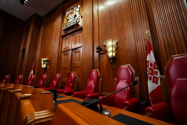 October 6, 2025, Ottawa, On, Canada: Supreme Court of Canada is pictured prior to the Ceremonial Opening of the Judicial Year in Ottawa on Monday, Oct. 6, 2025. Ottawa Canada  - ZUMAc35_ 20251006_zaf_c35_017 Copyright: xSeanxKilpatrickx