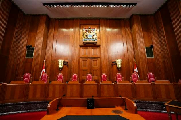 October 6, 2025, Ottawa, On, Canada: Supreme Court of Canada is pictured prior to the Ceremonial Opening of the Judicial Year in Ottawa on Monday, Oct. 6, 2025. Ottawa Canada  - ZUMAc35_ 20251006_zaf_c35_020 Copyright: xSeanxKilpatrickx