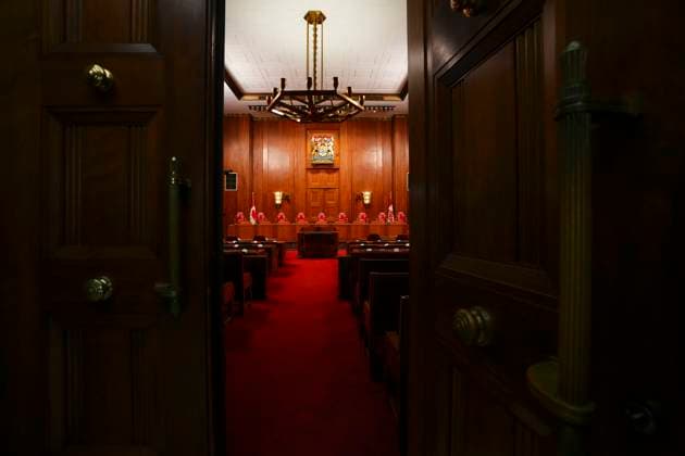 October 6, 2025, Ottawa, On, Canada: Supreme Court of Canada is pictured prior to the Ceremonial Opening of the Judicial Year in Ottawa on Monday, Oct. 6, 2025. Ottawa Canada  - ZUMAc35_ 20251006_zaf_c35_022 Copyright: xSeanxKilpatrickx