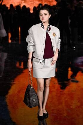 PFW Chanel Photocall Rebecca Patricia Armstrong attending the Chanel Womenswear Spring Summer 2026 show as part of Paris Fashion Week in Paris, France on October 06, 2025. Photo by Aurore Marechal ABACAPRESS.COM Paris France  Copyright: xMarechalxAurore ABACAx