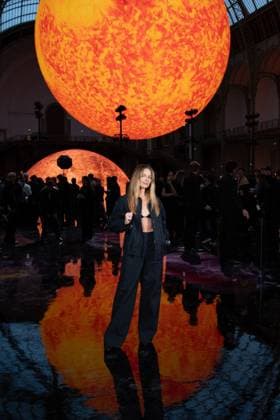PFW Chanel Photocall Margot Robbie attending the Chanel Womenswear Spring Summer 2026 show as part of Paris Fashion Week in Paris, France on October 06, 2025. Photo by Aurore Marechal ABACAPRESS.COM Paris France  Copyright: xMarechalxAurore ABACAx