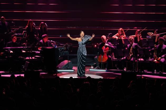 Nicole Scherzinger Performs At The Royal Albert Hall in London - 06 Oct 2025 Nicole Scherzinger performs at the Royal Albert Hall. London United Kingdom Copyright: xLounisxTiarx xSOPAxImagesx _DSC9531