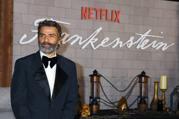 LOS ANGELES, CA - OCTOBER 6: Oscar Isaac at the LA Premiere Of Netflix™ Frankenstein on October 6, 2025 at the Academy Museum of Motion Pictures in Los Angeles, California. Copyright: xJeffreyxMayerx