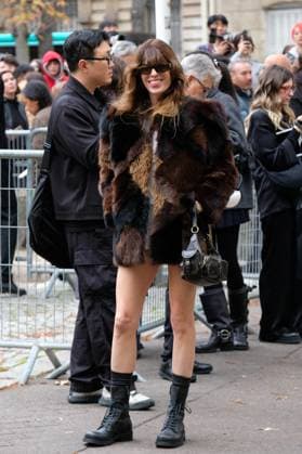 PFW - Miu Miu Outside Arrivals Lou Doillon arrives at the Miu Miu fashion show during the Paris Fashion Week Womenswear Spring Summer 2026 in Paris, France on October 6, 2025. Photo by Robin Psaila ABACAPRESS.COM Paris France  Copyright: xPsailaxRobin ABACAx