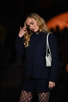 Chanel Photocall Paris Fashion Week. FC Lily Rose Depp attends the Chanel Womenswear Spring Summer 2026 show as part of Paris Fashion Week on October 06, 2025 in Paris, France. Photo by Franck Castel ABACAPRESS.COM Paris France  Copyright: xCastelxFranck ABACAx