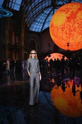 Chanel Photocall Paris Fashion Week. FC Rosie Huntington attends the Chanel Womenswear Spring Summer 2026 show as part of Paris Fashion Week on October 06, 2025 in Paris, France. Photo by Franck Castel ABACAPRESS.COM Paris France  Copyright: xCastelxFranck ABACAx