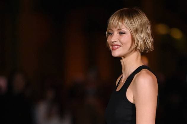 Chanel Photocall Paris Fashion Week. FC Singer Angele attends the Chanel Womenswear Spring Summer 2026 show as part of Paris Fashion Week on October 06, 2025 in Paris, France. Photo by Franck Castel ABACAPRESS.COM Paris France  Copyright: xCastelxFranck ABACAx