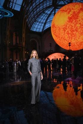 Chanel Photocall Paris Fashion Week. FC Rosie Huntington attends the Chanel Womenswear Spring Summer 2026 show as part of Paris Fashion Week on October 06, 2025 in Paris, France. Photo by Franck Castel ABACAPRESS.COM Paris France  Copyright: xCastelxFranck ABACAx