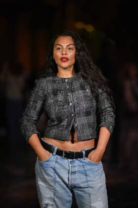 Chanel Photocall Paris Fashion Week. FC Paloma Elsesser attends the Chanel Womenswear Spring Summer 2026 show as part of Paris Fashion Week on October 06, 2025 in Paris, France. Photo by Franck Castel ABACAPRESS.COM Paris France  Copyright: xCastelxFranck ABACAx