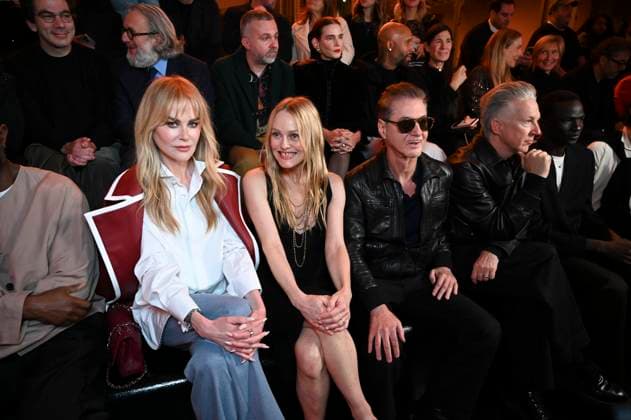 Paris Fashion Week Celebrities at Defile Chanel Nicole Kidman Vanessa Paradis 449386 2025 10 06 France  Copyright: xSergexArnalx xStarfacex STAR_449386_044