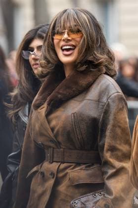 PFW Miu Miu Outside Arrivals Guest attends the Miu Miu Womenswear Spring Summer 2026 show as part of Paris Fashion Week on October 6, 2025 in Paris, France. Photo by Laurent Zabulon ABACAPRESS.COM Paris France  Copyright: xZabulonxLaurent ABACAx