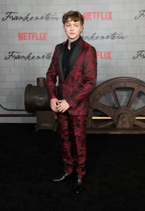 06 October 2025 . Los Angeles, California - Christian Convery At Los Angeles Premiere of Netflix s Frankenstein held at Academy Museum of Motion Pictures in Los Angeles. Los Angeles USA - ZUMAa123 20251006_zaa_a123_034 Copyright: xFSx