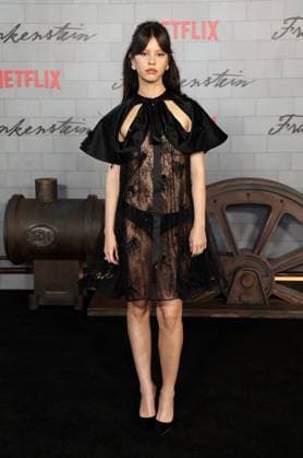 06 October 2025 . Los Angeles, California - Mia Goth At Los Angeles Premiere of Netflix s Frankenstein held at Academy Museum of Motion Pictures in Los Angeles. Los Angeles USA - ZUMAa123 20251006_zaa_a123_057 Copyright: xFSx
