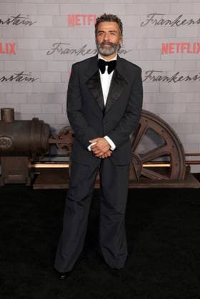 06 October 2025 . Los Angeles, California -Oscar Isaac At Los Angeles Premiere of Netflix s Frankenstein held at Academy Museum of Motion Pictures in Los Angeles. Los Angeles USA - ZUMAa123 20251006_zaa_a123_088 Copyright: xFSx