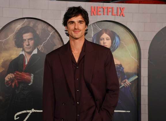 Cast member Jacob Elordi attends the premiere of Netflix s sci-fi horror motion picture Frankenstein at the Academy Museum of Motion Pictures in Los Angeles on Monday, October 6, 2025. Storyline: A brilliant but egotistical scientist brings a creature to life in a monstrous experiment that ultimately leads to the undoing of both the creator and his tragic creation.  LAP2025100631 JIMxRUYMEN