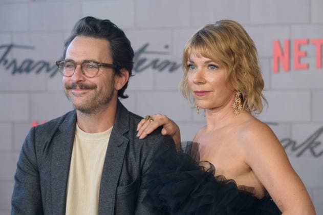 Frankenstein Premiere - Los Angeles, USA LOS ANGELES, USA. October 06, 2025: Charlie Day & Mary Elizabeth Ellis at premiere for Frankenstein at the Academy Museum. Los Angeles CA USA  Copyright: xPaulxSmith Featureflashx