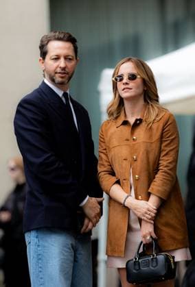 Derek C. Blasberg and Emma Wastson at the Miu Miu Show during Paris Fashion Week Womenswear Spring Summer 2026, Palais d?IÃ na, Paris, France (Constance Bugaut SPP) Copyright: xConstancexBugautx xSPPx spp-en-CoBuSp-IMG_6709