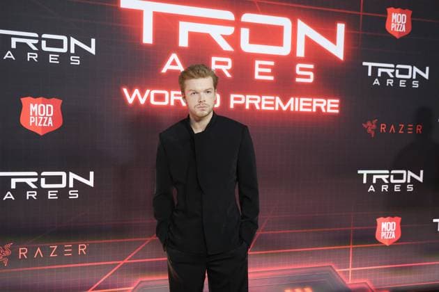 October 6, 2025, Los Angeles, California, USA: Cameron Monaghan at the World Premiere of Tron Ares at the TCL Chinese Theatre IMAX Los Angeles USA - ZUMAg107 20251006_zep_g107_008 Copyright: xNinaxPrommerx