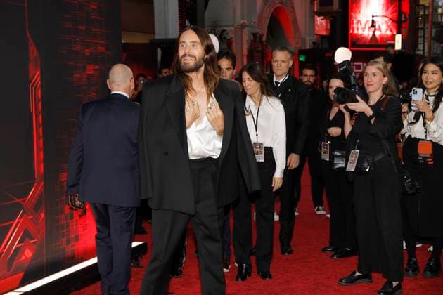 October 6, 2025, Los Angeles, California, USA: Jared Leto at the World Premiere of Tron Ares at the TCL Chinese Theatre IMAX Los Angeles USA - ZUMAg107 20251006_zep_g107_082 Copyright: xNinaxPrommerx