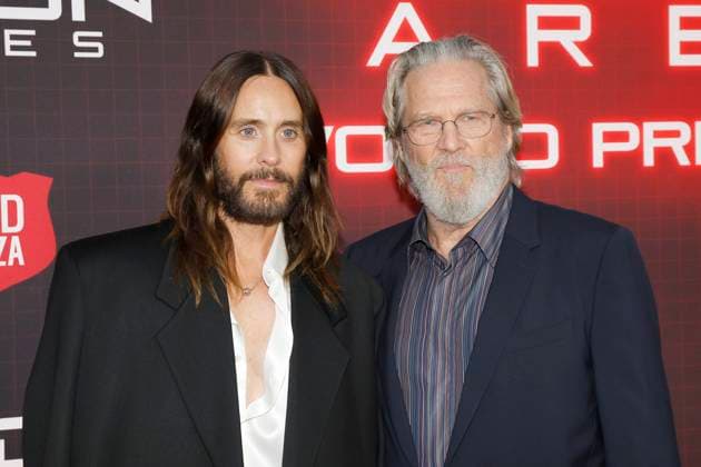 October 6, 2025, Los Angeles, California, USA: Jared Leto, Jeff Bridges at the World Premiere of Tron Ares at the TCL Chinese Theatre IMAX Los Angeles USA - ZUMAg107 20251006_zep_g107_085 Copyright: xNinaxPrommerx