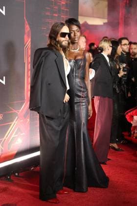 October 6, 2025, Los Angeles, California, USA: Jared Leto, Jodie Turner Smith at the World Premiere of Tron Ares at the TCL Chinese Theatre IMAX Los Angeles USA - ZUMAg107 20251006_zep_g107_093 Copyright: xNinaxPrommerx