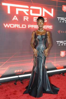 October 6, 2025, Los Angeles, California, USA: Jodie Turner Smith at the World Premiere of Tron Ares at the TCL Chinese Theatre IMAX Los Angeles USA - ZUMAg107 20251006_zep_g107_112 Copyright: xNinaxPrommerx