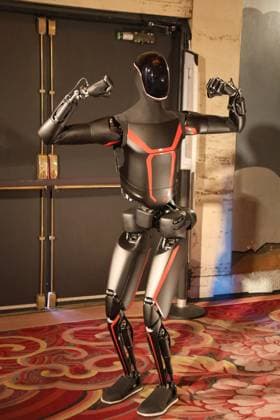 October 6, 2025, Los Angeles, California, USA: Tesla Optimus Robot, General Atmosphere at the World Premiere of Tron Ares at the TCL Chinese Theatre IMAX Los Angeles USA - ZUMAg107 20251006_zep_g107_124 Copyright: xNinaxPrommerx