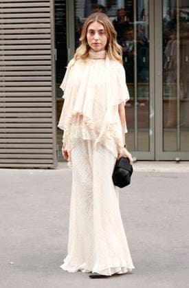 The arrivals of the ZIMMERMANN fashion show during Paris Fashion Week, Prêt à Porter Femme Printemps Été 2026 at Carreau du Temple in Paris, Monday, October 6, 2025 Paris France  Copyright: xChristophexAubertxviaxBestimagexChristophexAubertxviaxBestimagex