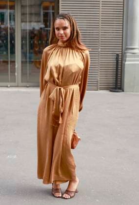 Paola Locatelli The arrivals of the ZIMMERMANN fashion show during Paris Fashion Week, Prêt à Porter Femme Printemps Été 2026 at the Carreau du Temple in Paris, Monday, October 6, 2025 Paris France  Copyright: xChristophexAubertxviaxBestimagexChristophexAubertxviaxBestimagex