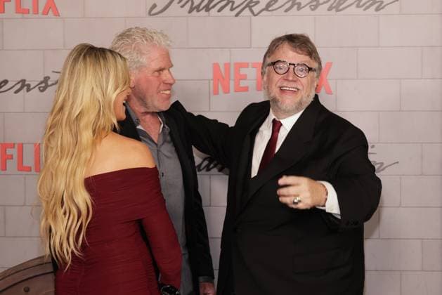 Netflix s Frankenstein Los Angeles Premiere Screening - Arrivals Allison Dunbar, Ron Perlman,and Guillermo del Toro attend Frankenstein Film Premiere at the Academy Museum of Motion Pictures on October 6, 2025 in Los Angeles, California. Los Angeles Academy Museum of Motion Picture CA USA Copyright: xCraSH imageSPACEx