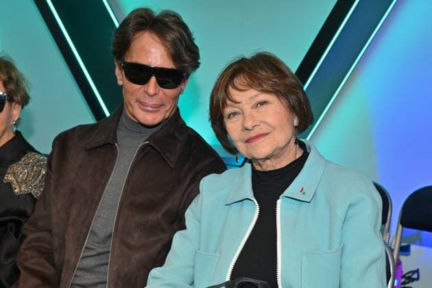 PFW Pierre Cardin Front Row Llyod Klein, Macha Meril attending Pierre Cardin show during Paris Fashion Week in Paris, France on October 7, 2025. Photo by Julien Reynaud APS-Medias ABACAPRESS.COM Paris France  Copyright: xReynaudxJulien APS-Medias ABACAx