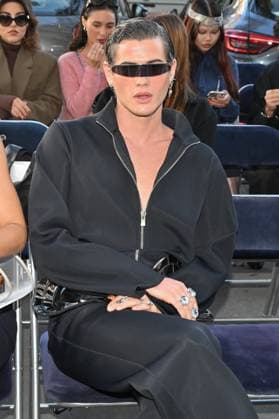 PFW Pierre Cardin Front Row Raphael Say attending Pierre Cardin show during Paris Fashion Week in Paris, France on October 7, 2025. Photo by Julien Reynaud APS-Medias ABACAPRESS.COM Paris France  Copyright: xReynaudxJulien APS-Medias ABACAx