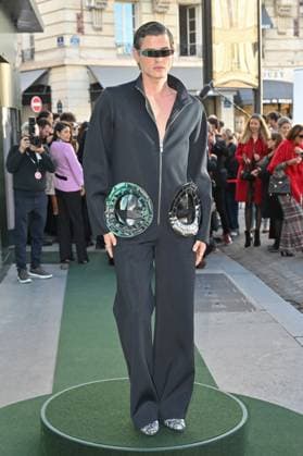 PFW Pierre Cardin Front Row Raphael Say attending Pierre Cardin show during Paris Fashion Week in Paris, France on October 7, 2025. Photo by Julien Reynaud APS-Medias ABACAPRESS.COM Paris France  Copyright: xReynaudxJulien APS-Medias ABACAx