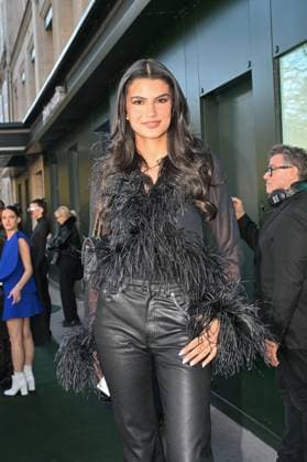 PFW Pierre Cardin Front Row Guest attending Pierre Cardin show during Paris Fashion Week in Paris, France on October 7, 2025. Photo by Julien Reynaud APS-Medias ABACAPRESS.COM Paris France  Copyright: xReynaudxJulien APS-Medias ABACAx