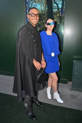PFW Pierre Cardin Front Row Benjamin de Douba Paris, Lou Martinez attending Pierre Cardin show during Paris Fashion Week in Paris, France on October 7, 2025. Photo by Julien Reynaud APS-Medias ABACAPRESS.COM Paris France  Copyright: xReynaudxJulien APS-Medias ABACAx