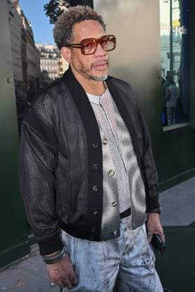 PFW Pierre Cardin Front Row Joey Starr attending Pierre Cardin show during Paris Fashion Week in Paris, France on October 7, 2025. Photo by Julien Reynaud APS-Medias ABACAPRESS.COM Paris France  Copyright: xReynaudxJulien APS-Medias ABACAx