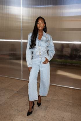 Afiya Bennett au défilé AJE Collection Prêt à Porter Printemps Été 2026 lors de la Fashion Week de Paris PFW , le 7 Octobre 2025 Jeremy MELLOUL Bestimage Celebrities at AJE Fashion Show Ready to Wear Collection Spring Summer 2026 during Paris Fashion Week on 7th, October, 2025  Copyright: xJeremyxMelloulx xBestimagexJeremyxMelloulx xBestimagex