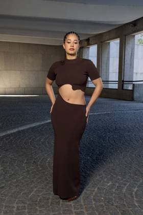 Lena Mahfouf au défilé Christopher Esber Collection Prêt à Porter Printemps Été 2026 lors de la Fashion Week de Paris PFW , le 7 Octobre 2025 Jeremy MELLOUL Bestimage Celebrities at Christopher Esber Fashion Show Ready to Wear Collection Spring Summer 2026 during Paris Fashion Week on 7th, October, 2025  Copyright: xJeremyxMelloulx xBestimagexJeremyxMelloulx xBestimagex