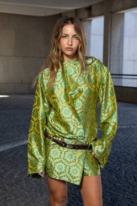 Carla Ginola au défilé Christopher Esber Collection Prêt à Porter Printemps Été 2026 lors de la Fashion Week de Paris PFW , le 7 Octobre 2025 Jeremy MELLOUL Bestimage Celebrities at Christopher Esber Fashion Show Ready to Wear Collection Spring Summer 2026 during Paris Fashion Week on 7th, October, 2025  Copyright: xJeremyxMelloulx xBestimagexJeremyxMelloulx xBestimagex