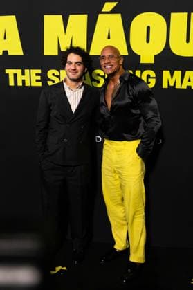 October 7, 2025, Mexico City, Mexico: DWAYNE JOHNSON, producer and lead actor, along with director BENNY SAFDIE , presented the film The Smashing Machine at a special fan event in Mexico City. Mexico City Mexico - ZUMAl178 20251007_znp_l178_003 Copyright: xCristianxLeyvax