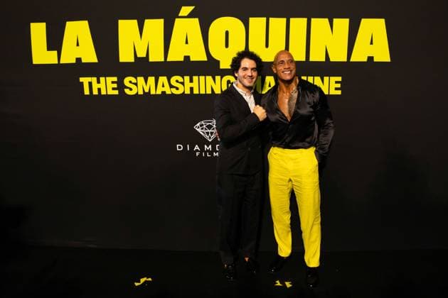 October 7, 2025, Mexico City, Mexico: DWAYNE JOHNSON, producer and lead actor, along with director BENNY SAFDIE , presented the film The Smashing Machine at a special fan event in Mexico City. Mexico City Mexico - ZUMAl178 20251007_znp_l178_004 Copyright: xCristianxLeyvax