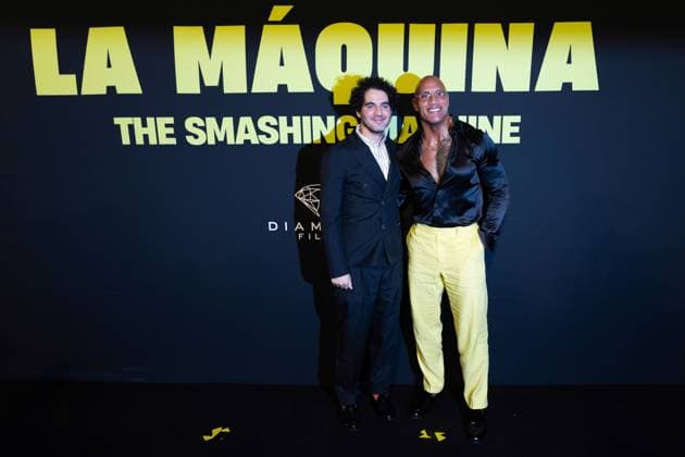 October 7, 2025, Mexico City, Mexico: DWAYNE JOHNSON, producer and lead actor, along with director BENNY SAFDIE , presented the film The Smashing Machine at a special fan event in Mexico City. Mexico City Mexico - ZUMAl178 20251007_znp_l178_009 Copyright: xCristianxLeyvax