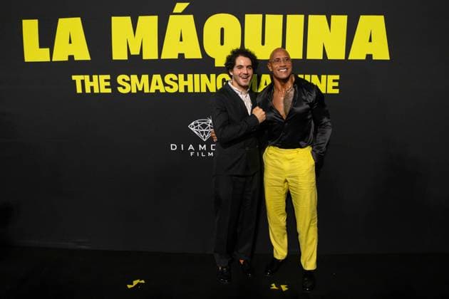 October 7, 2025, Mexico City, Mexico: DWAYNE JOHNSON, producer and lead actor, along with director BENNY SAFDIE , presented the film The Smashing Machine at a special fan event in Mexico City. Mexico City Mexico - ZUMAl178 20251007_znp_l178_020 Copyright: xCristianxLeyvax