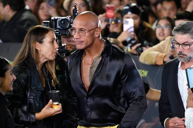 The Smashing Machine Premiere In Mexico City Actor Dwayne Johnson attends the red carpet for The Smashing Machine film premiere at Toreo Parque Central. on October 7, 2025 in Mexico City, Mexico. (Photo by Carlos Tischler Eyepix Group) Copyright: xCarlosxTischler xEyepixxGroupx CT_07102025_171526