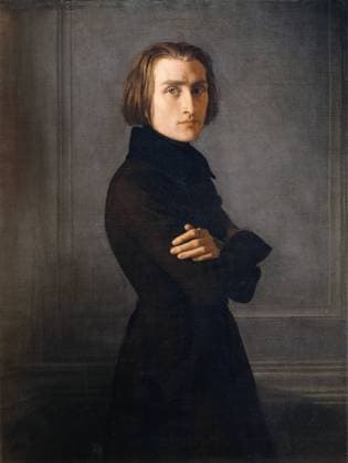 Portrait of Franz Liszt (1811-1886), Hungarian pianist and composer - Painting by Henri Lehmann (1814-1882), oil on canvas, 1839 - Musee Carnavalet, Paris, France RECORD DATE NOT STATED *** Portrait of Franz Liszt 1811 1886 , Hungarian pianist and composer Painting by Henri Lehmann 1814 1882 , oil on canvas, 1839 Musee Carnavalet, Paris, France RECORD DATE NOT STATED  Copyright: x Darchivio opale.photox !ACHTUNG AUFNAHMEDATUM GESCHÄTZT!