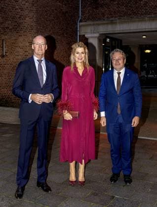 breda, The Netherlands, 2025-10-08 17:46:36 BREDA, October 8, 2025. Queen Maxima attends the winners dinner of the King Willem I Prize in Breda. The evening is traditionally organized by the King Willem I Foundation together with the winners of the last edition and marks the start of registration for the biennial business awards. PHOTO: NLBeeld Patrick van Emst Credit: NL Beeld Patrick van Emst  Copyright: xx x