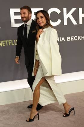 . 08 10 2025. London, United Kingdom. David and Victoria Beckham and family arriving for the Victoria Beckham world premiere in London.  xStephenxLockx xi-Imagesx IIM-26280-0013